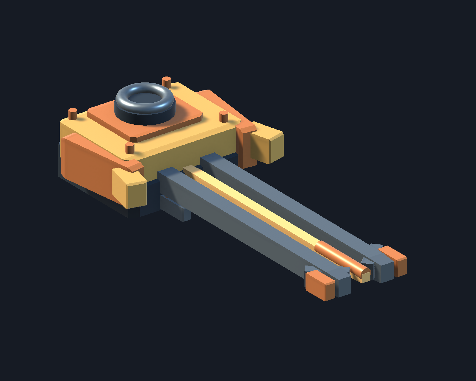 Anchor Harpoon rendered in Unity