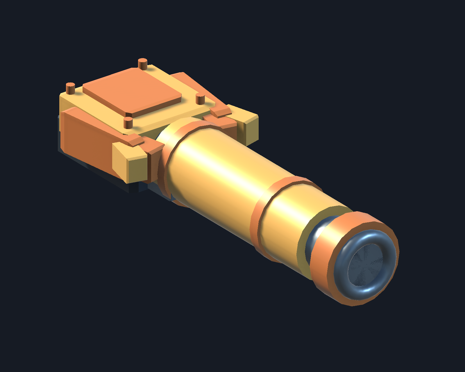 Dune Rocket Launcher rendered in Unity