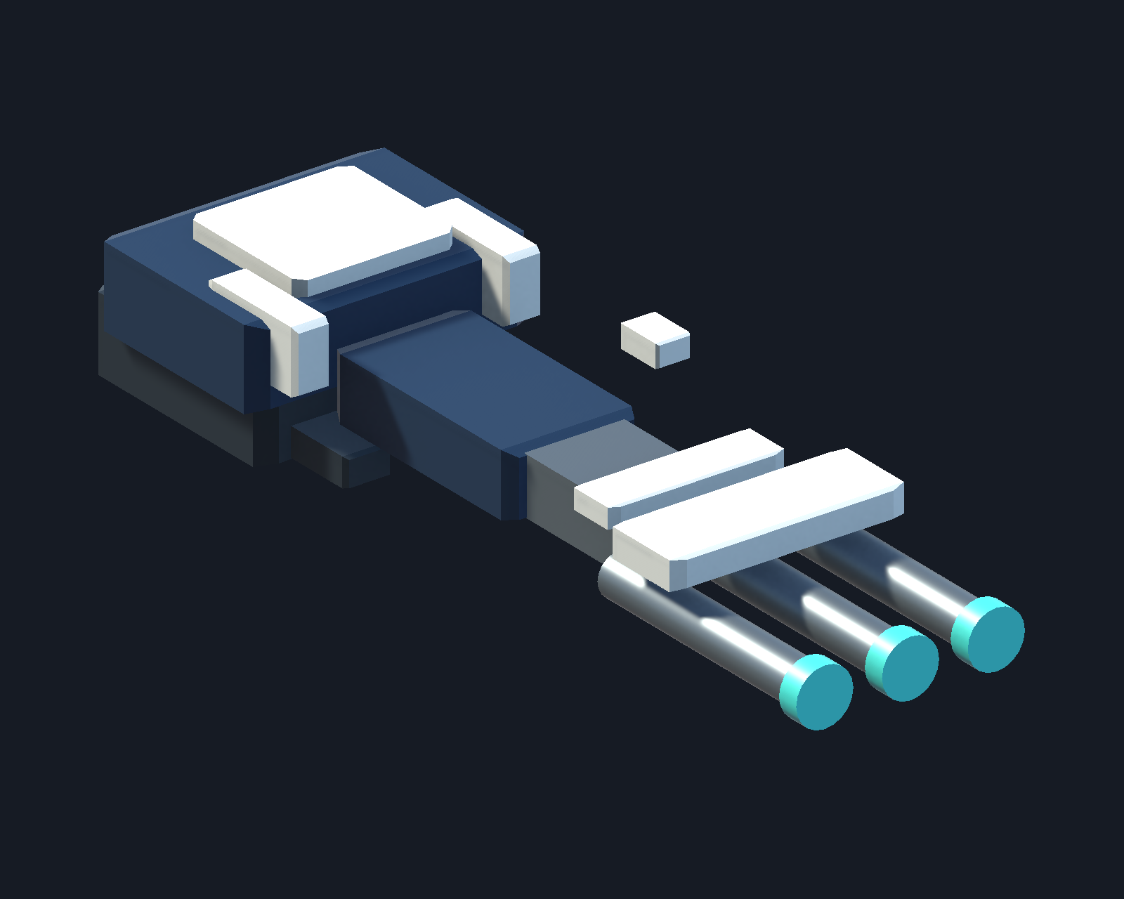 Scrap Scattergun rendered in Unity